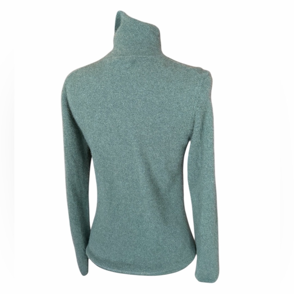 Late 1990s/Y2K Charter Club 100% Cashmere Slim-Fit Turtleneck Sweater - Picture 3 of 4